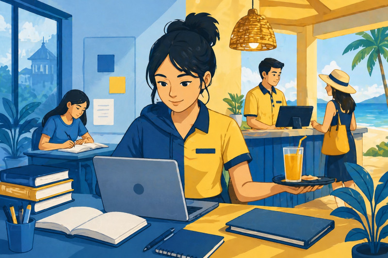 Kuliah atau Kerja? Tren Mahasiswa Menjadi Daily Worker di Kawasan Pariwisata Bali